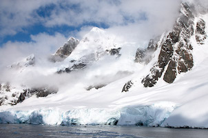 Lemaire Channel on the Antarctic Peninsula