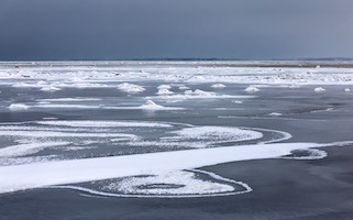 Frozen Hudson Bay
