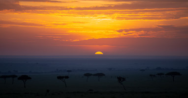 Sunrise over the Maasai Mara