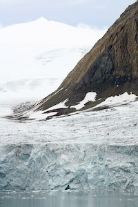 Glacial front In Hornsund Fjord, Spitsbergen